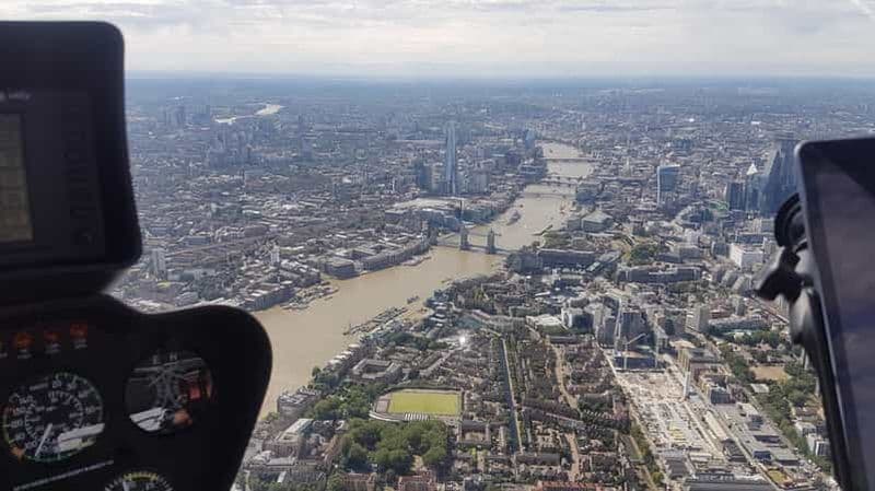 Visite touristique de Londres en hélicoptère 35 minutes