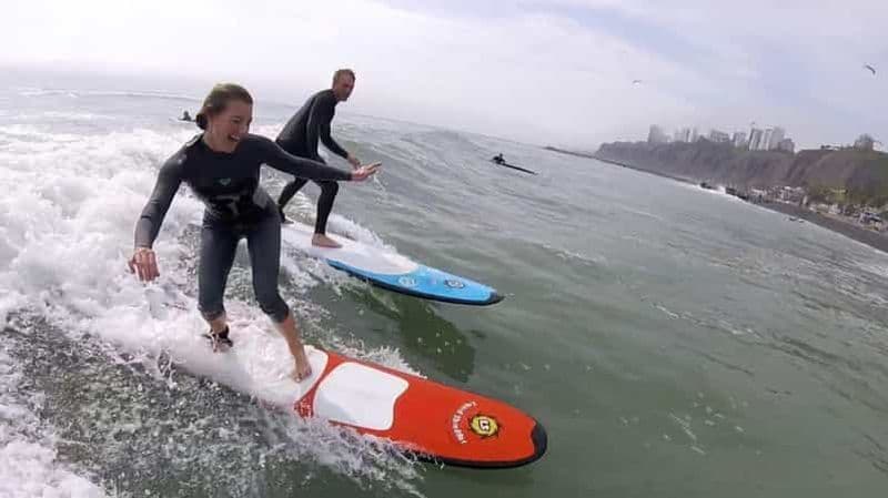 Billet Lima : cours de surf avec moniteur à Makaha Beach