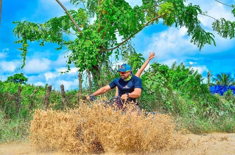 Punta Cana : 4x4 Atv Water Cave Coffee Chocolact Cigar Test Hotel Pickup