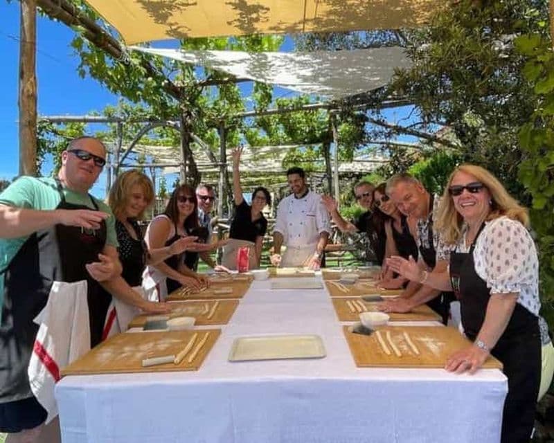 Positano : cours de cuisine et dégustation vista li Galli