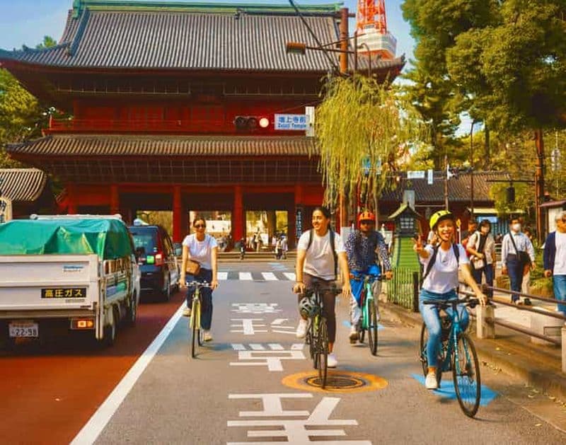 Tokyo : Visite de 3 heures à vélo des joyaux cachés de la ville