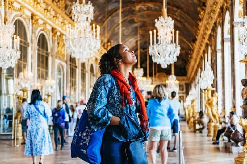Billet Depuis Paris : visite à vélo du château de Versailles avec billet coupe-file