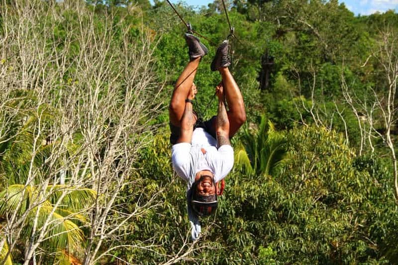 Billet Cancun : Excursion en quad, zipline et cénote avec transport