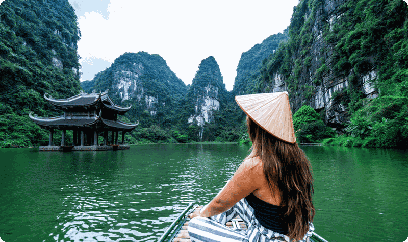 Billet Hanoi : Ninh Binh, Trang An, grotte de Mua et pagode de Bai Dinh