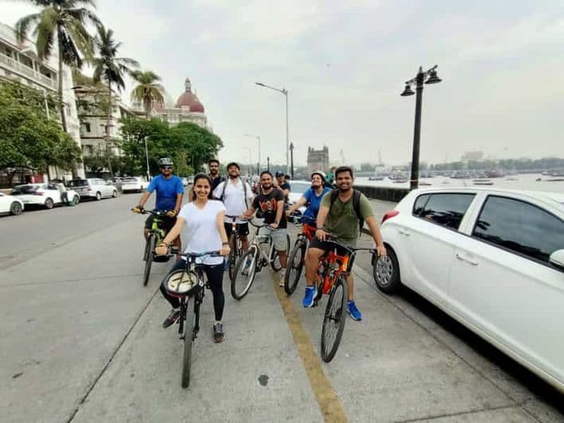 Visite à vélo du patrimoine du sud de Mumbai