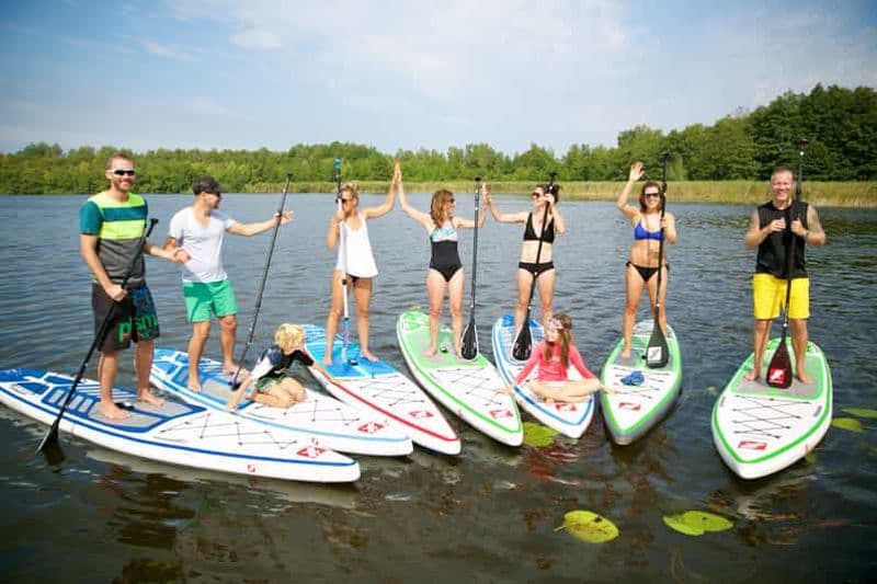 Leipzig: cours de stand-up paddle du lac Cospudener