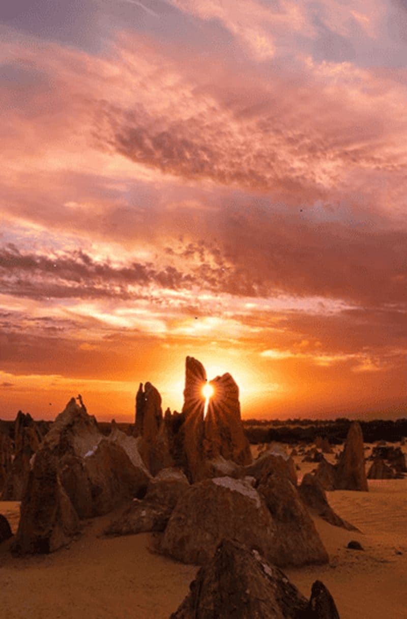 Billet Perth : Coucher de soleil dans le désert des Pinnacles et observation des étoiles avec dîner