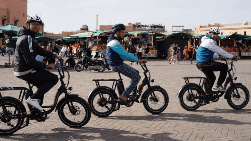 Billet Marrakech : visite culinaire à vélo électrique avec dégustations