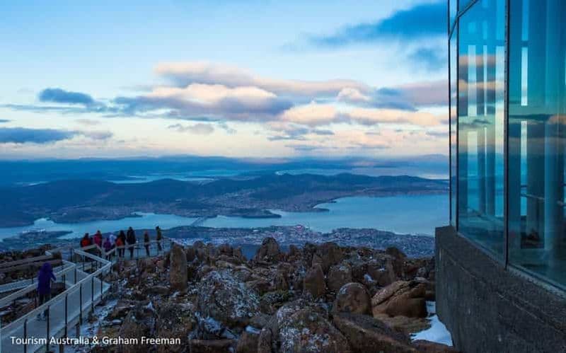 Billet Mont Wellington et Hobart : excursion à terre (visite privative)