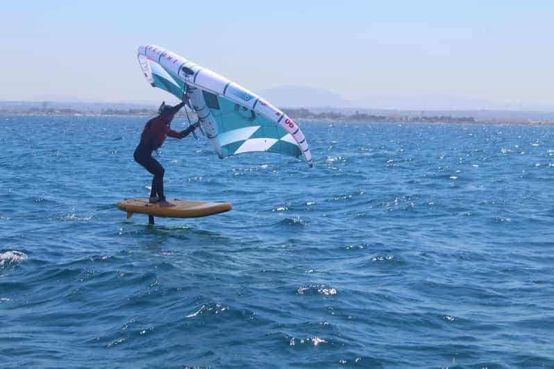 Marsala : cours de wingfoil avec tour en bateau