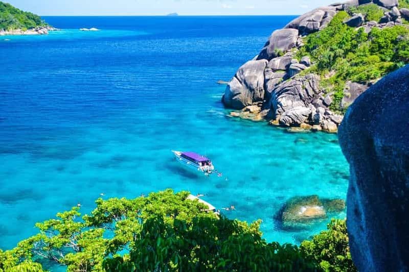 Billet Phuket/Khao Lak : Excursion en bateau rapide pour la plongée en apnée dans les îles Similan