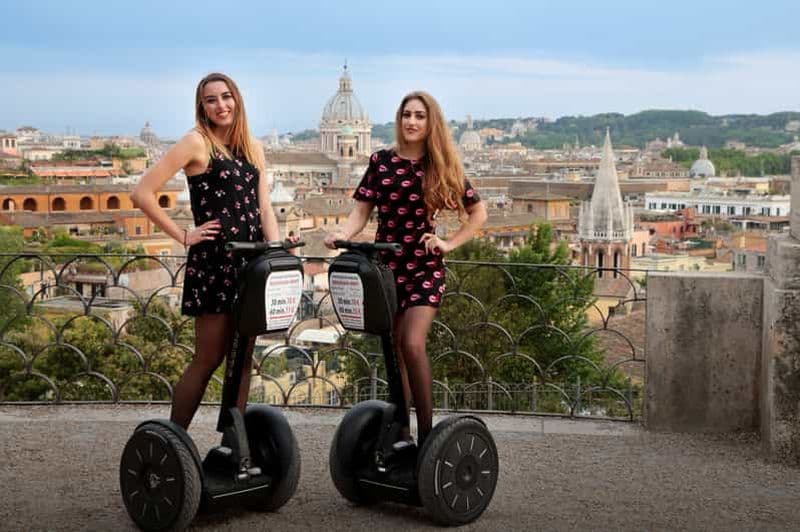 Visite du centre-ville de Rome et de la Villa Borghese en Segway