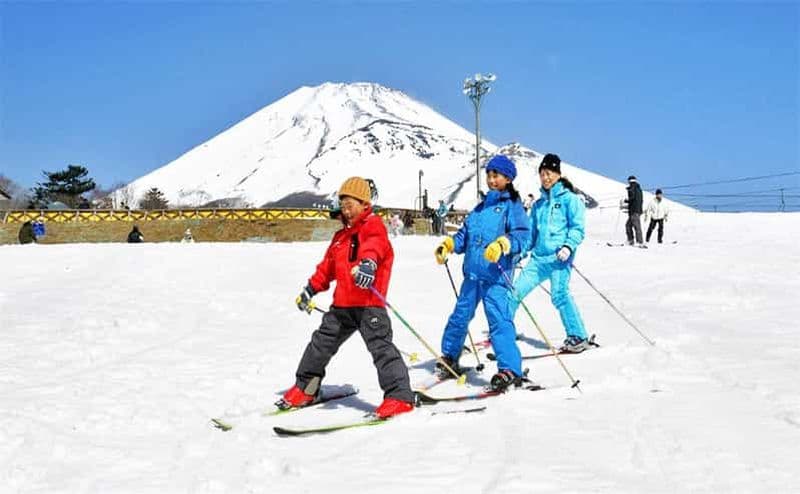 Excursion au Mont Fuji : station de ski YETI et onsen