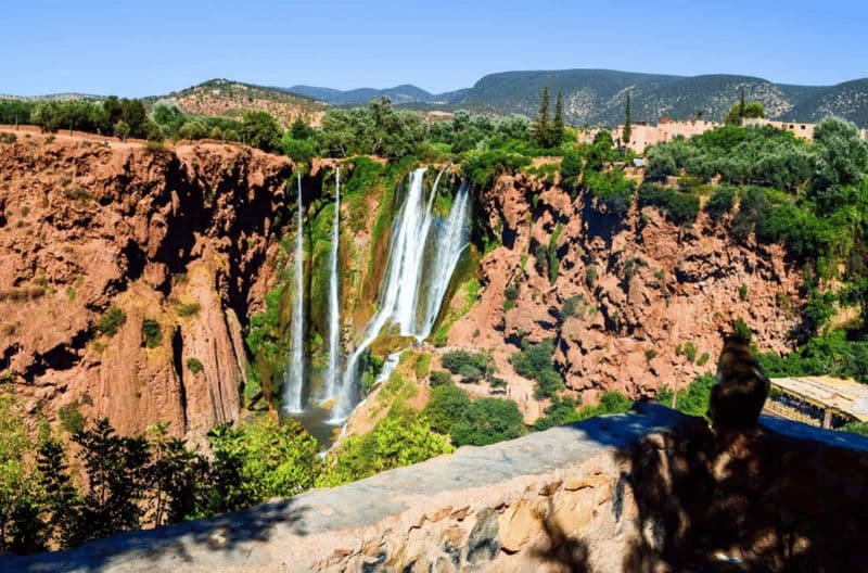 Billet Au départ de Marrakech : cascades de l'Ouzoud, visite guidée de la région et tour en bateau