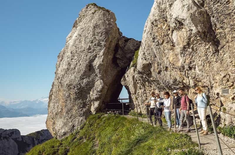 Lucerne : Randonnée guidée sur le Pilatus avec barbecue