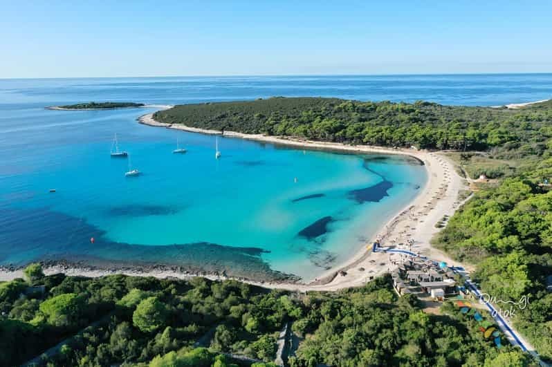 Billet Depuis Zadar : Excursion privée en bateau rapide sur la plage de Sakarun