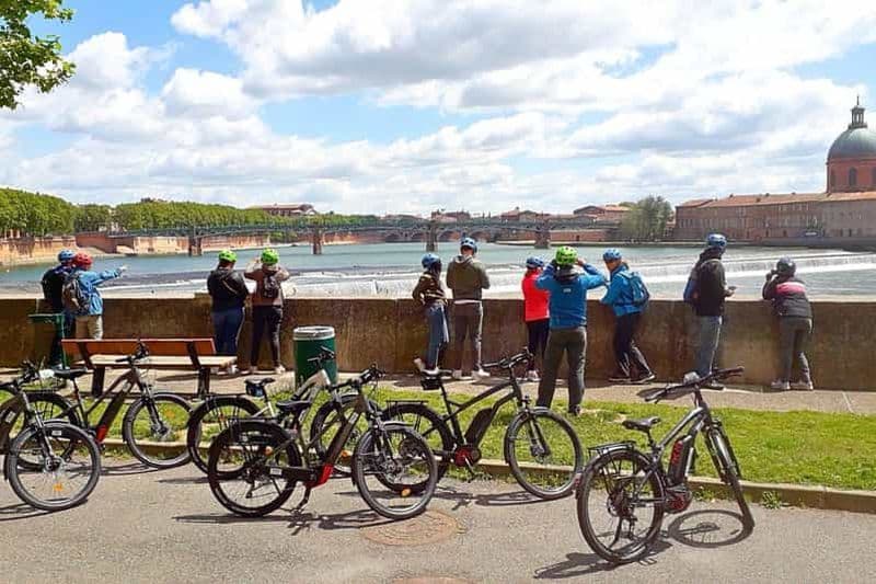 Toulouse panoramique, balade à vélo électrique et Téléphérique