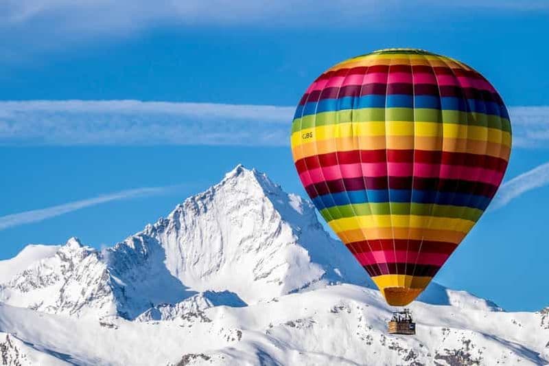 Aoste : vol en montgolfière avec vue imprenable sur les Alpes