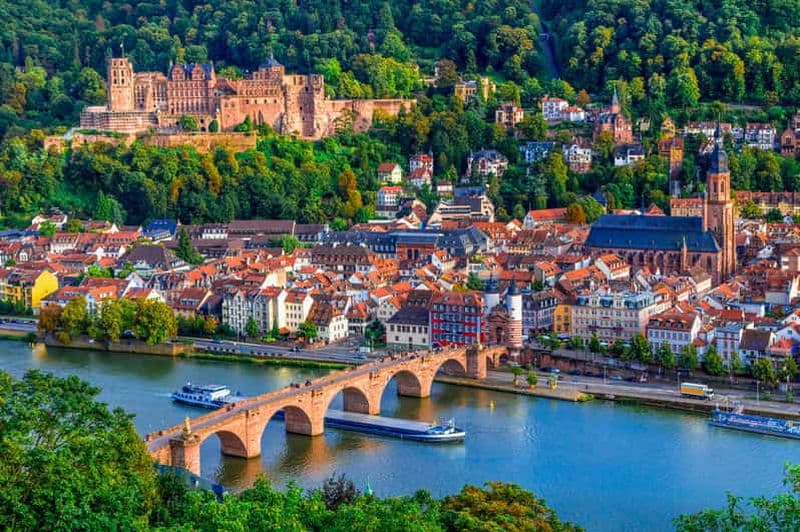 Billet Au départ de Francfort : Heidelberg, visite guidée du château et de la vieille ville