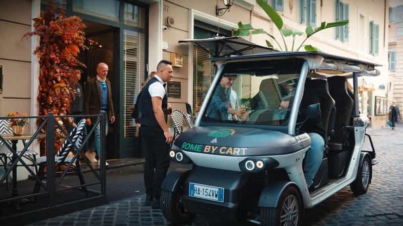 Billet Rome : visite exclusive de 3 heures en voiturette de golf et dégustation de spécialités locales