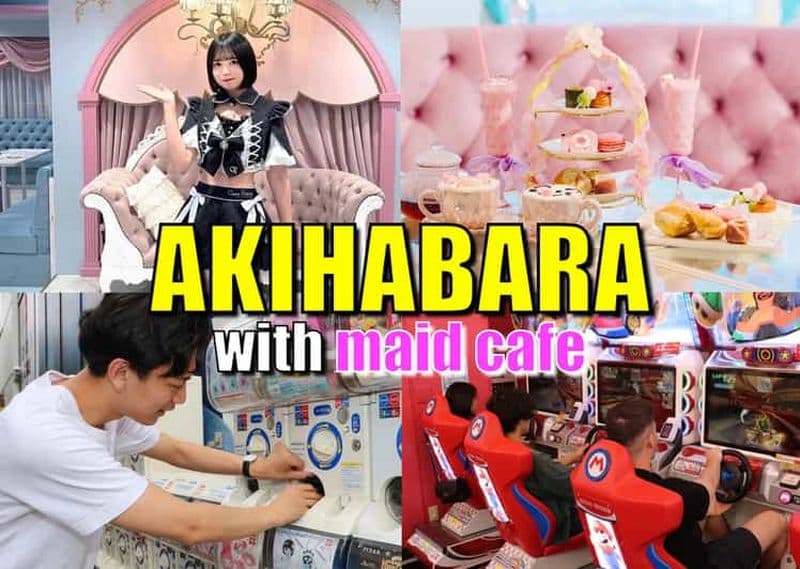 Billet Tokyo : visite d'Akihabara, anime, manga et jeux + Princess Café