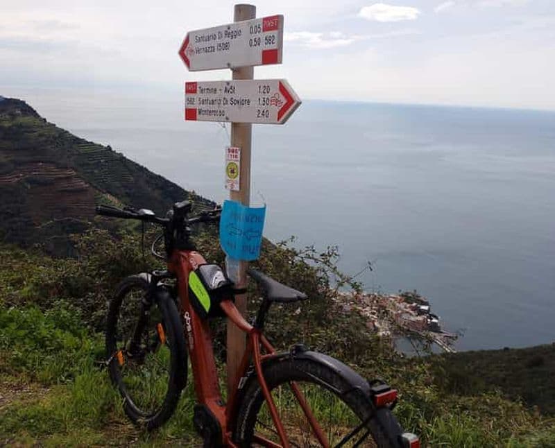 Cinque Terre : circuit exclusif en vélo électrique au départ de Monterosso