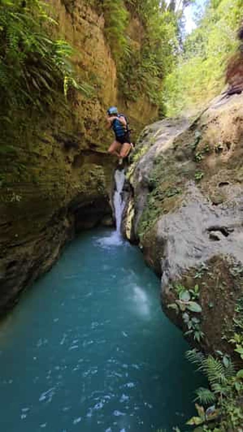 Billet Prise en charge à Cebu : Cours complet de canyonning Kawasan avec déjeuner