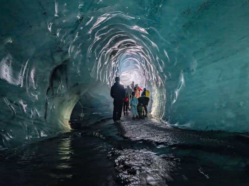 Billet Depuis Reykjavik : visite d'une journée de la grotte de glace de Katla et de la côte sud