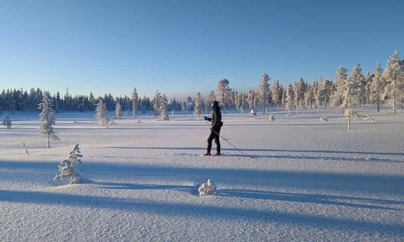 Billet Saariselkä : Visite guidée à ski dans l'arrière-pays