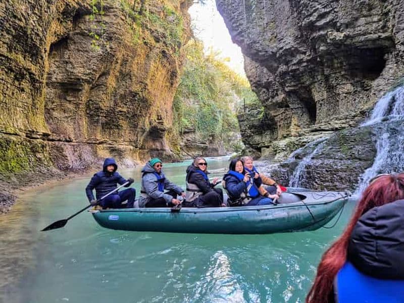 Grotte de Prométhée, Martvili et canyon d'Okatse depuis Kutaisi