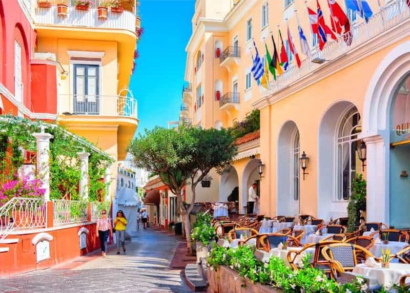 Billet De Capri : visite à pied de Capri