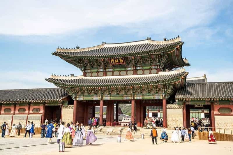 Billet Excursion d'une journée à Séoul : palais Gyeongbok, Bukchon, marché de Gwangjang