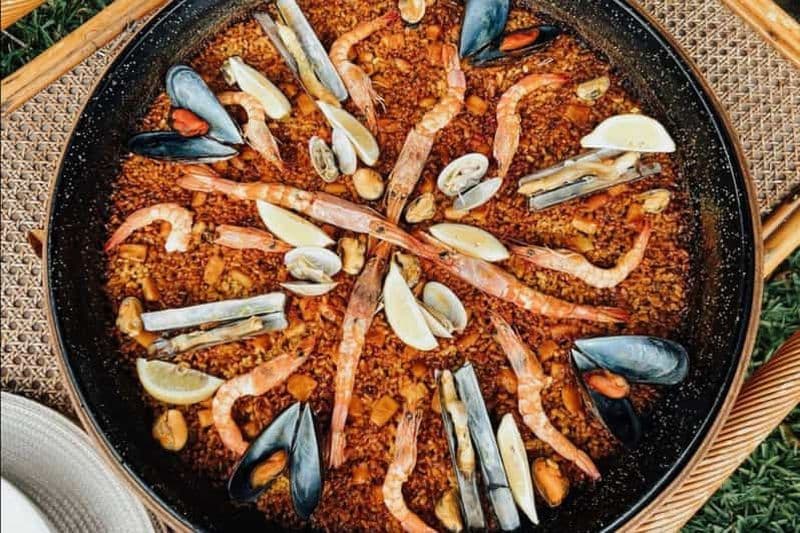 Cours de cuisine de paella à Marbella dans une finca privée avec déjeuner