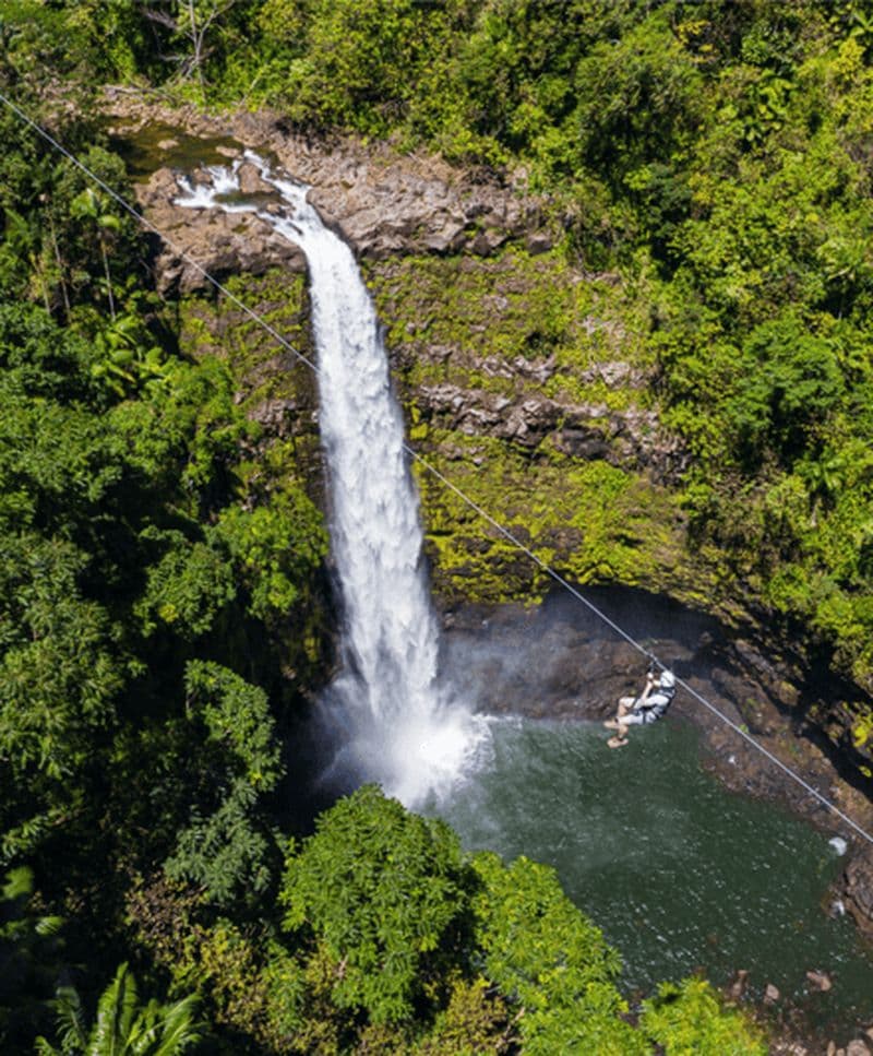 Billet Hawaï : Big Island Hilo Zipline Tour
