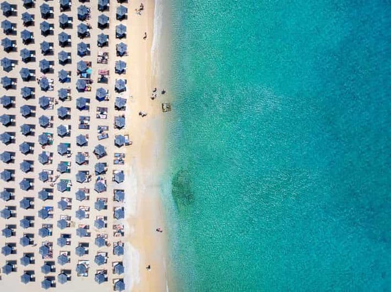 Billet Depuis le port de croisière de Mykonos : Visite de la vieille ville et escapade sur la plage