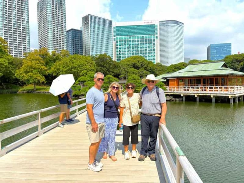 Billet Tokyo : visite guidée du jardin Hama-rikyu avec billet d'entrée