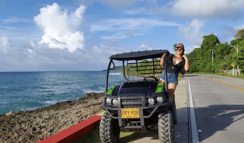 San Andres : Location de voiturette de golf 2 places