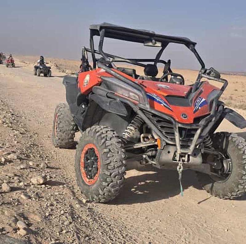 Billet Marrakech : excursion d'une heure en buggy dans le désert d'Agafay avec dîner-spectacle