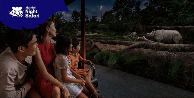 Singapour : Safari nocturne et billet de tramway