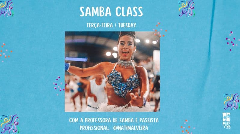 Billet Rio : Atelier Caipirinha et cours de samba