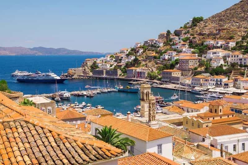 Billet Depuis Athènes : croisière d'une journée à Hydra, Poros et Égine avec déjeuner