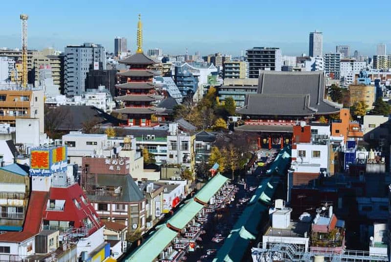 Billet Promenade à Asakusa : Senso-ji, Nakamise et trésors locaux