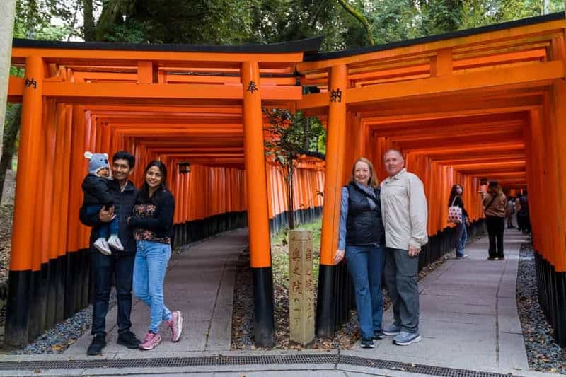 Billet Le meilleur de Kyoto : les portes rouges de Fushimi Inari et le temple Kiyomizu