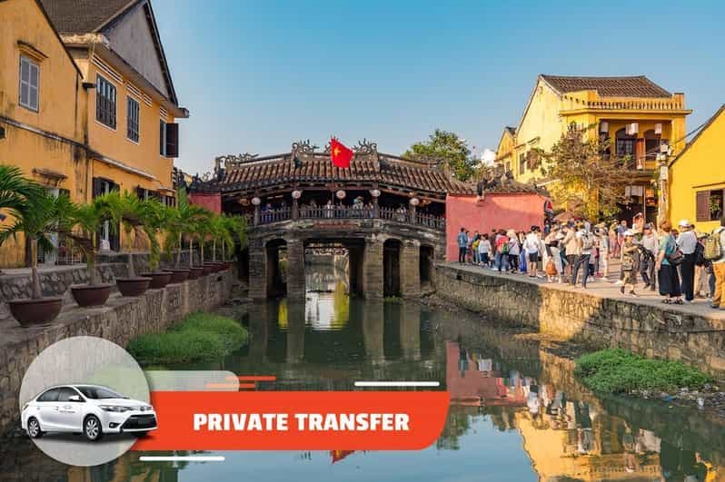 Billet Hoi An : Transfert privé de/à l'aéroport de Da Nang