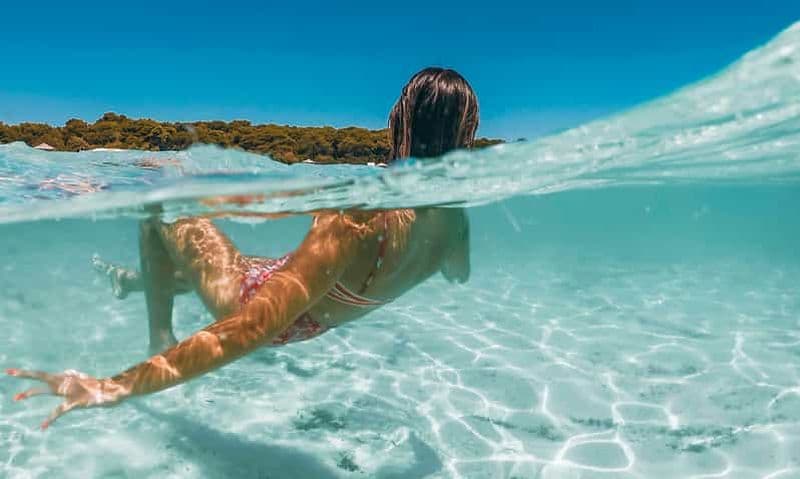 Billet Au départ de Zadar : excursion d'une journée en bateau à la plage de Sakarun et à Dugi Otok