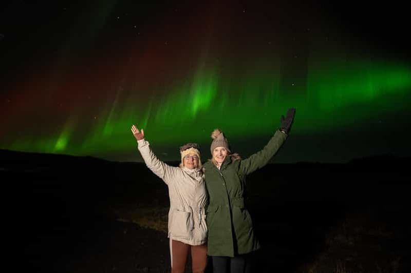 Billet Aurores boréales en Super Jeep, photos, chocolat chaud, pâtisseries
