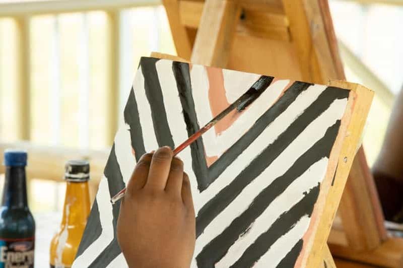 Kigali : Peinture traditionnelle Imigongo avec une vue incroyable