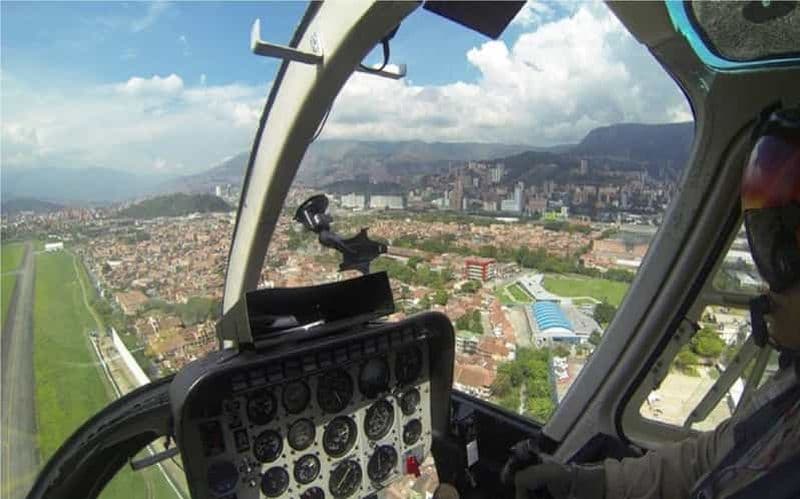Billet Medellín : Tour de ville en hélicoptère