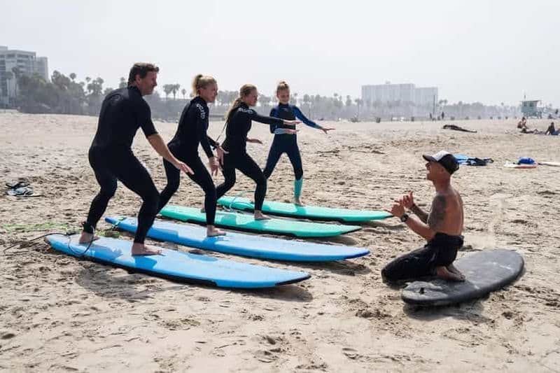 Billet Santa Monica : Leçon de surf en groupe