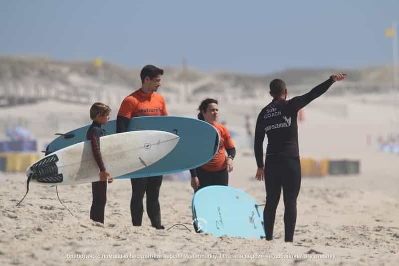 Leçon privée de surf en famille de 2 heures à Praia da Barra